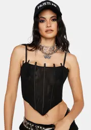 Noir Limited Access Corset Top
