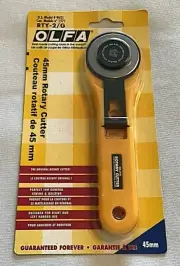 OLFA Rotary Cutter, RTY-2/G 45mm, Model #9651 New Unopened Package