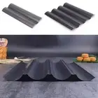 Waves Baguette Baking Tray 2/4 Grooves French Bread Baking Pan Baguette Mold