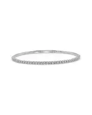 Sabrina Designs 14K 1.45 ct. tw. Diamond Flexible Bangle Bracelet