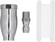 Pressure Washer Turbo Nozzle 1/4in Quick Connect Brass 3600PSI Rotating Nozzle Hot Cold Water Efficient Cleaning Accessory