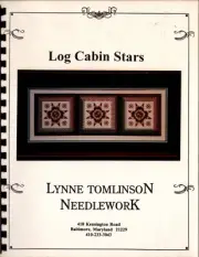 Lynne Tomlinson Designs "LOG CABIN STARS" Needlework Book