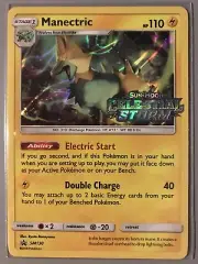 POKEMON MANECTRIC SM130 SUN & MOON CELESTIAL STORM PRE RELEASE PROMO