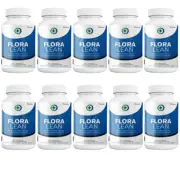 Flora Lean Weight loss Capsules, Advanced Support Formula - 10 Bottles