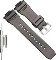 [WRISTARMOR] GW-7900 Replacement Strap Compatible with Casio 10330771 GW-7900B G-7900 watch band Men's Black Resin Wristband