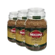 3 x Moccona Freeze Dried Instant Coffee Espresso 400g