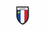 PATCH PATCHES EMBLEM IRON ON GLUE PRINT FLAG world canada acadia acadie