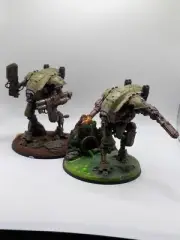 Warhammer 40K - Chaos Knights - War dog Huntsman / Armiger Warglaive painted