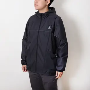 New Balance 外套 Wind 女款 黑 連帽外套 風衣外套 寬鬆 可收納 【ACS】 WJ11590BK