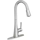 Moen 87069SRS Mikah 1-Handle High-Arc Pulldown Kitchen Faucet - Stainless $210