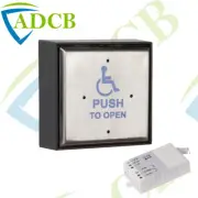 Wireless Transmitter Disabled Push to Open Button Door Release Access Control