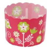 Cute and Elegant Plastic Baking Cups, Cupcake Cases, Muffin Cases. 50pcs/pack