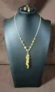 Paparazzi Cosmic Charisma Gold Necklace And Earrings