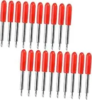 DOITOOL 50pcs Vinyl Cutter Replacement Blades Precision Cutting Tool for Computer Lettering Cutting for Self Adhesive Tape Reflective Film Glitter