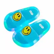 Mud Pie Blue light up Child sandal -Med/Large