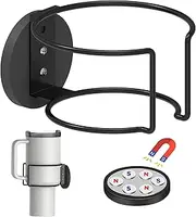 Magnetic Cup Holder for Stanley 30/40 oz Tumbler,Suitable for Metal Surface on Tractor Mower School Bus Boat Marine Yacht Truck RV Refrigerator Grill Treadmill