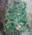 Green Agate Stone Countertop Dining Table Kitchen Slab able Side Table Tops Deco