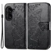 For Asus Zenfone 10 5G Case Butterfly Pattern Leather Phone Cover Wallet Credit Card Holder