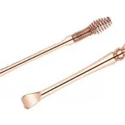 Double Head Stainless Steel Spiral Earpick Ear Scoop Earwax Digging Tool