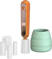 electric makeup brush cleaner makeup brush cleaner machine makeup brush cleaner brush cleaner make up makeup brushes cleaner make up brush cleaner make up brush cleaner cleanser (orange)