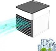 Air Cooler Portable Air Conditioner, Air Coolers for Home, 3-in-1 Personal Space USB Fan Cooler and Humidifier, 3 Wind Speeds & 7 LED Lights Evaporative Air cooler for Bedroom Office Desk