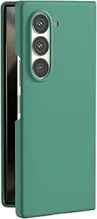 [Hauw] Case for Galaxy Z Fold6 5G, Ultra Thin Non-Slip Foldable Hard PC Mobile Phone Case for Samsung Galaxy Z Fold6 5G 2024, Dark Green