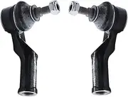 Xuanqingyi Store 2PCS Tie Rod End Compatible with Vo*vo C30 C70 S40 Compatible with Focus Compatible with Ma*da 3 2005-2016 5M513290BA 5M513289BA Ball Joint Steering Outer Parts