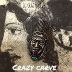 CRAZYCARVE⚒瘋狂雕刻🛠歐美國外飾品鋼戒316不退色外國印地安人王者國王土耳其石羽毛頭飾誇張食指酋長