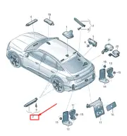 AUDI E-TRON GE Rear Right Upper Antenna Amplifier 4K4035225N NEW GENUINE