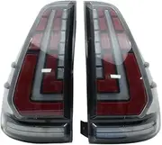 LED Tail Lights Assembly Compatible For Toyota Land Cruiser Prado 2003-2009 3th(White)