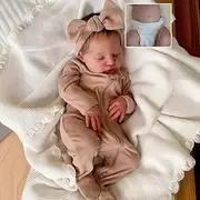 OHIJGN Reborn Baby Dolls Girls 20 Inch Lifelike Babies Newborn Baby Dolls Realistic Todder Doll Real Life Baby Dolls Full Body Vinyl Washable Like Real Baby