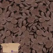 Carlotta's Authentic Confectionery 5lb. Merckens Dark Chocolate Wafers For Bakin