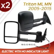 Extendable Towing Mirrors for Mitsubishi Triton ML MN 2005 to 2015