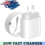 20W Fast Charger USB Type-C Wall Adapter PD Power For iPhone 14 13 12 11 XR iPad