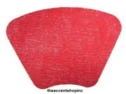 Merritt International Wedge Placemats - Flame Red, Set of 4 (23919)