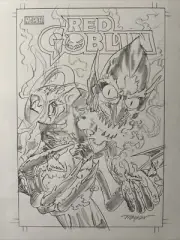 Mike Mayhew Red Goblin 1 Prelim Full Cover Sketch