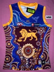 Brisbane LIONS 2023 Indigenous AFL Jersey / Guernsey *Small* QLD Seller