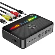 M13 RGB Bluetooth 5.3 Audio Receiver Transmitter, Bluetooth Audio Adapter for...