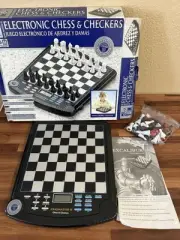 NEW Pavilion Excalibur Kingmaster III Electronic Chess And Checkers Game Set