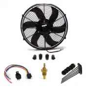 1966 Chevrolet Biscayne 10 Inch Black Radiator Fan modern gpi cooling bundle V8 (for: Chevrolet)