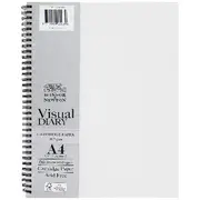 Winsor & Newton A4 Visual Art Diary 110gsm 60 Sheets Clear