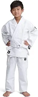 [Ippon Gear] IPPONGEAR Future 2 Beginners & Children's Judo Suit Martial Arts Suit Including Belt (Supplier of the German National Team, Elasticated and Lace-Up Waistband on Trousers, 335 g/m² Fabric Density