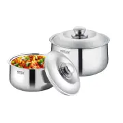 Mintage Harmony Stainless Steel Hot Pot Casserole Set Serving Dish Combo Set