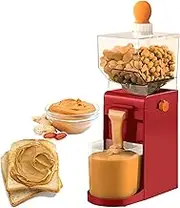 120W Electric Peanut Butter Machine, 500ML Kitchen Butter Maker with Hourglass Entry/Non-Slip Base, Sesame Butter Maker for Cashews, Almonds, Hazelnuts, Corn