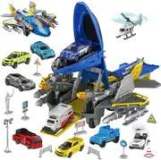 Military Fighter Model Children's Deformation Toys Simulation Puzzle A
