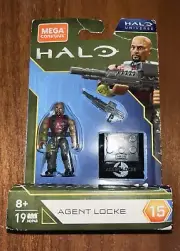 Halo Universe Agent Locke 15 Mega Construx Figure Building Toy Mattel New