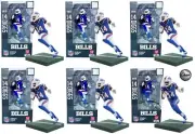 Stefon Diggs (Buffalo Bills) Case (6) w/CHASE Imports Dragon NFL 6" Figure