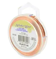 18 Gauge, Bare Copper Artistic Wire - 10 Yards