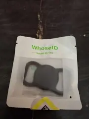 WhoseID Smart ID Pet Tag QR Code Dog Tag Black/White