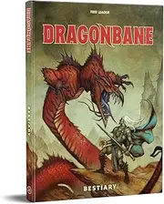 Free League Publishing: Dragonbane: Bestiary - Hardcover RPG Supplement Book, Information for 63 Fantasy Creatures & Monsters, Full-Color Illustration